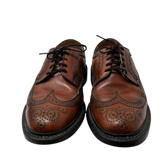 Dexter Wingtip Dress Shoes Men’s 8 EEE Leather Oxford Brogue Vintage Made in USA - Picture 5 of 10